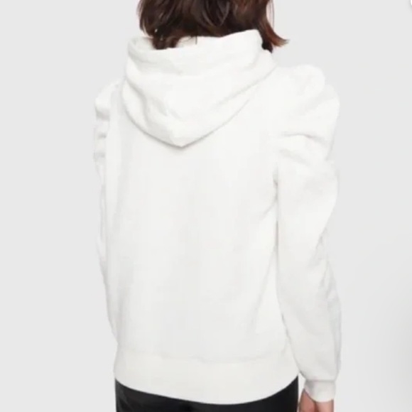 Rebecca Minkoff Janine Puff Shoulder Sweatshirt Top - Picture 8 of 8